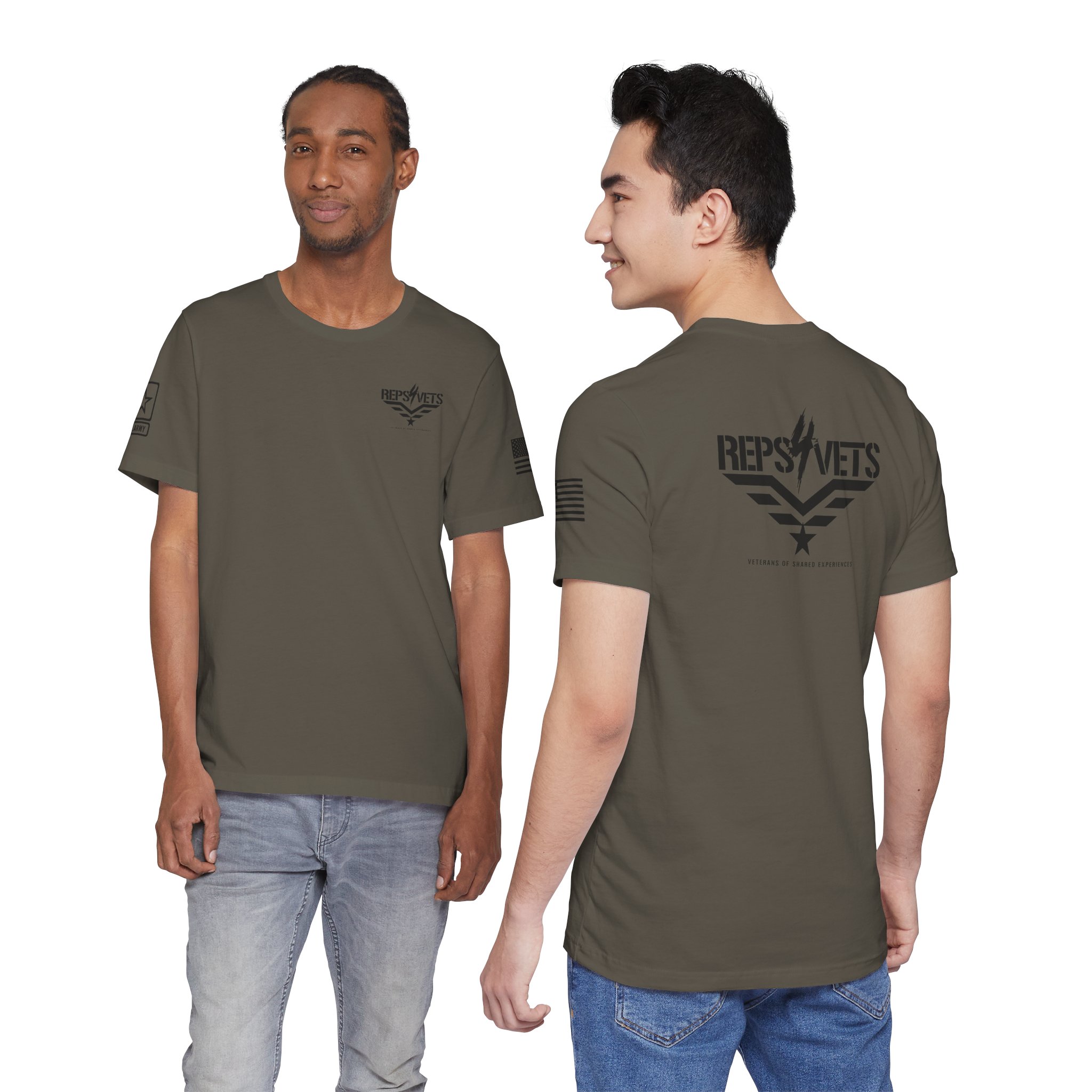 Reps4Vets Jersey Short Sleeve US Army Tee - Image 12
