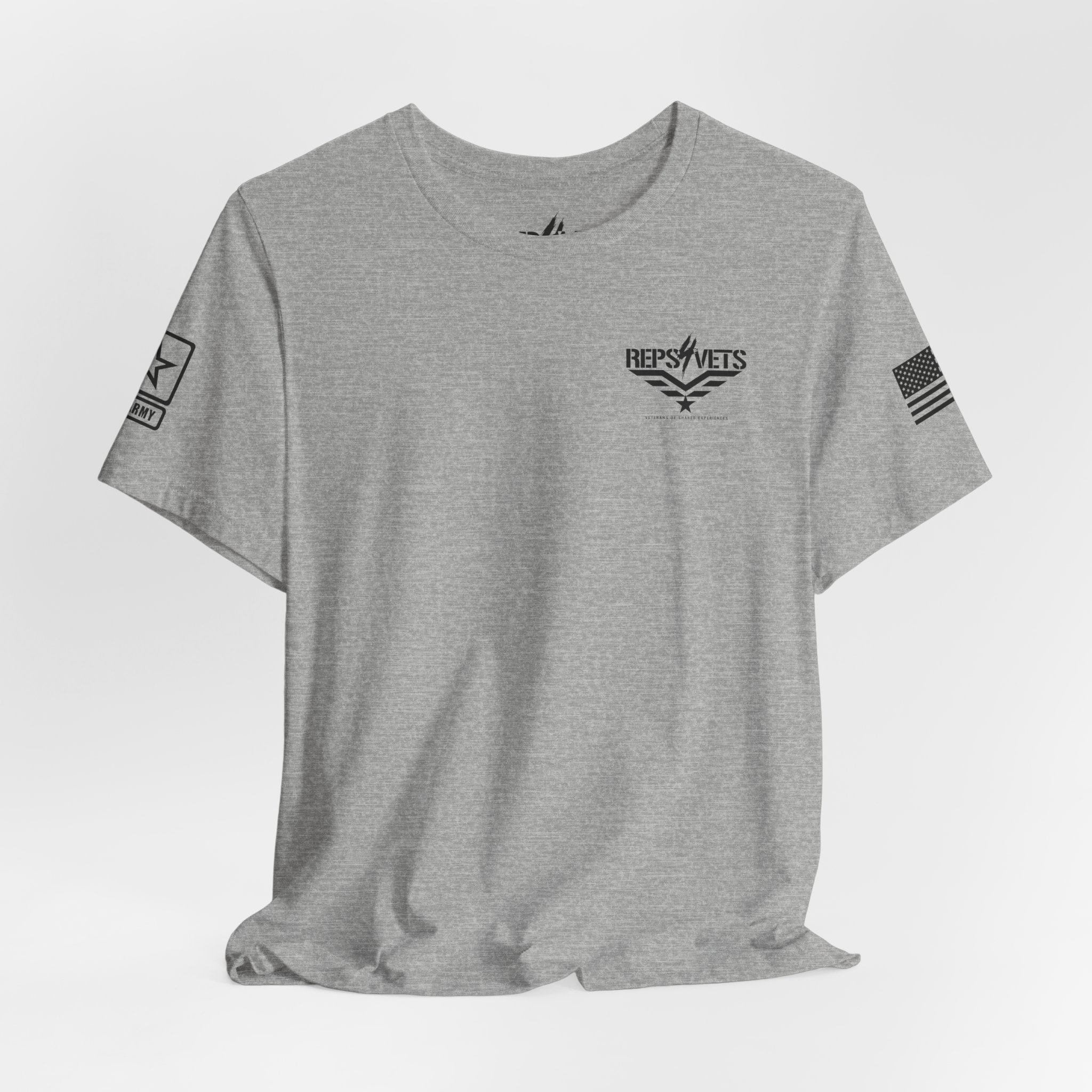 Reps4Vets Jersey Short Sleeve US Army Tee - Image 3