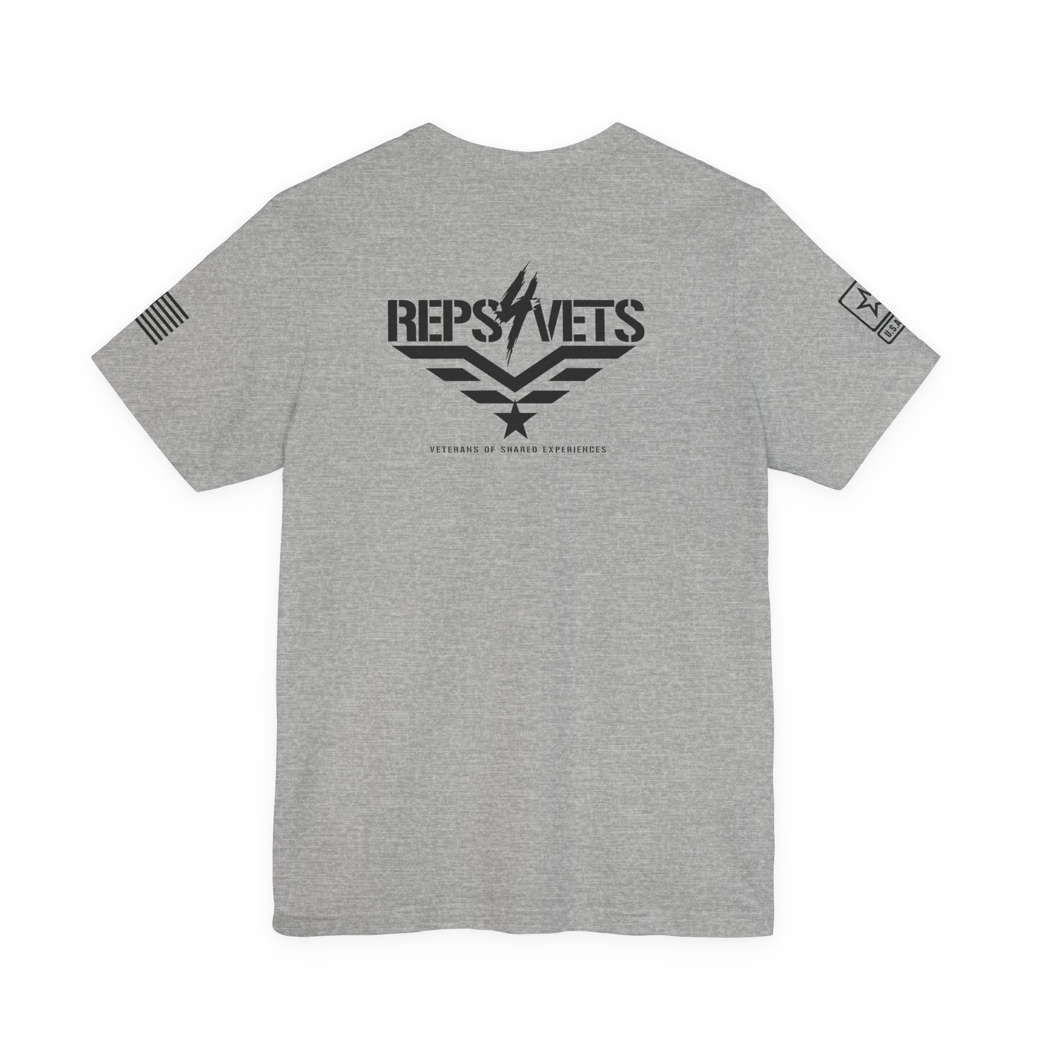 Reps4Vets Jersey Short Sleeve US Army Tee - Image 2