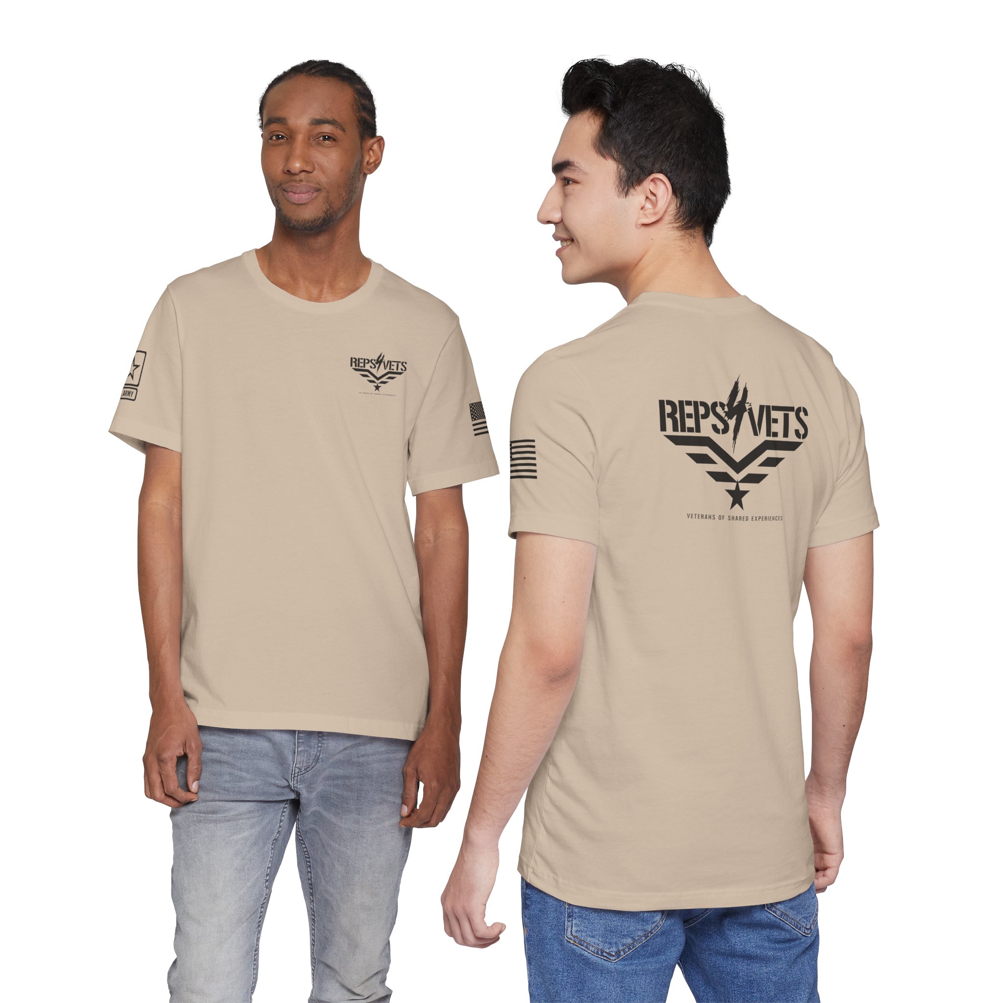 Reps4Vets Jersey Short Sleeve US Army Tee - Image 28